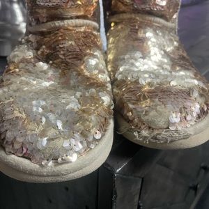 double sided sequin UGGs